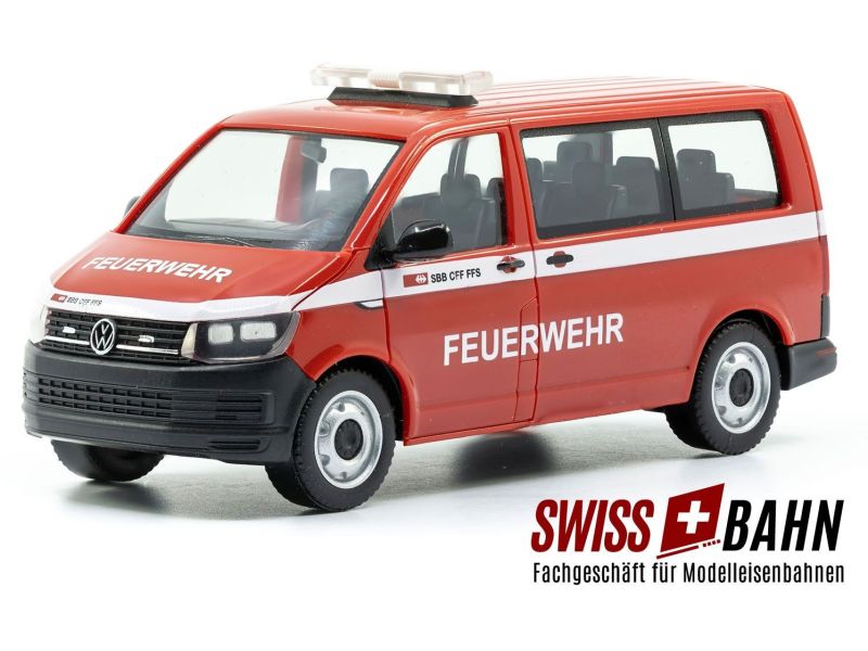 HERPA 5117 VW T6 Transporter SBB Pompiers