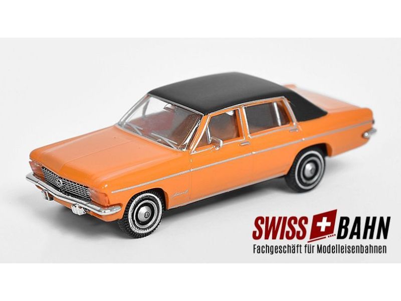 BREKINA 20725 Opel Admiral, arancione/nero (ferrovie...