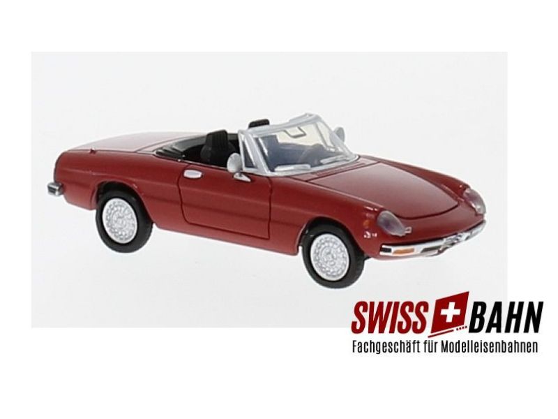 BREKINA 29600 Alfa Romeo Spider 2000 Fastback, rosso...