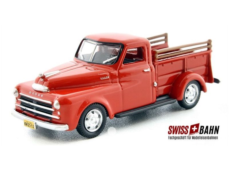 OXFORD 48001 Dodge N-1B Pick Up, rosso H0 (ferrovie in...