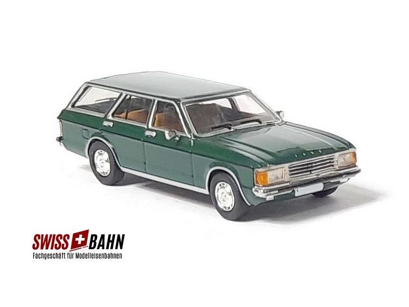 PCX 870404 Ford Granada MK I Turnier, dunkelgrün H0 PCX 870404 Ford Granada MK I Turnier, dunkelgrün H0