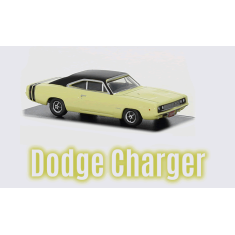 OXFORD 249321 Dodge Chager, hellgelb/schwarz