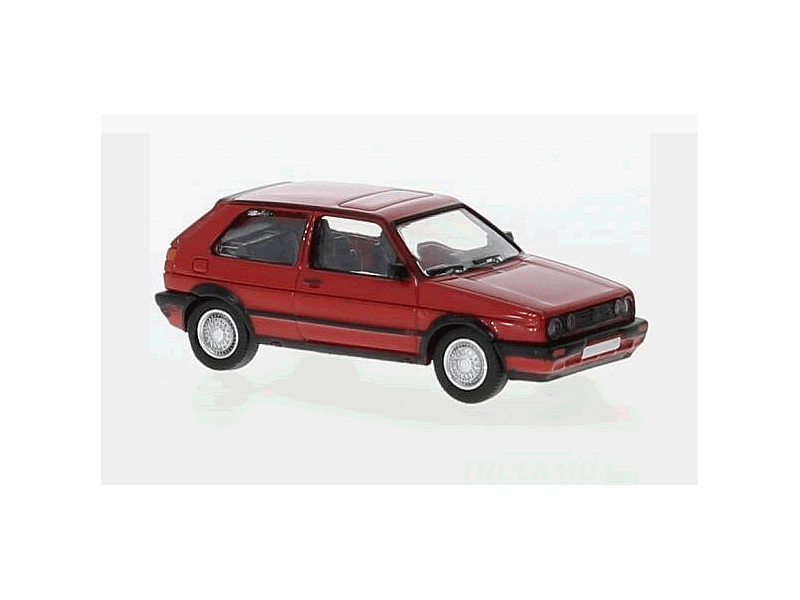 PCX 870306 Golf II GTI rosso 1990, H0 (ferrovie in...