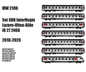 LS MODEL 97031 SBB,  Personenwagen Set 6. tlg. Hamb.-Zürich, AC