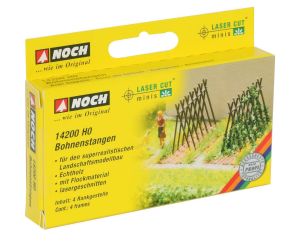 NOCH 14200 Bohnenstangen m. Blüten H0 - Ansicht 1