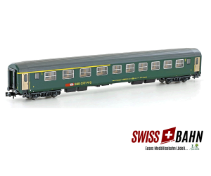 KATO 23121 SBB RIC Personenwagen ABm, 1./2.Kl. - Ansicht 1