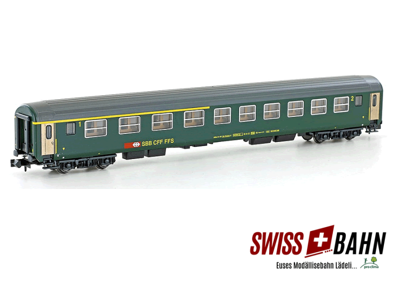 KATO 23121 Voiture de voyageurs SBB RIC ABm, 1re et 2e classes