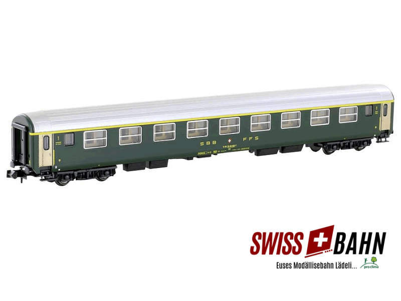 KATO 23119 Voiture de voyageurs SBB RIC ABm, 1re classe