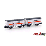HOBBYTRAIN 24253 SERSA 2er Set Bahnbauwagen K3 - Ansicht 1