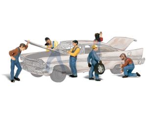 WD A1914 Automechaniker Team - Figuren H0