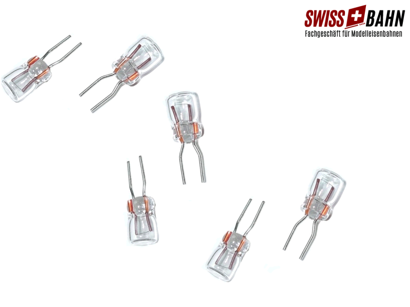 LGB E130023 Ampoules à bougie blanches, 5 V 33 mA, lot de 10