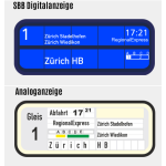 VIESSMANN 1398 Zugzielanzeige mit LED - Ansicht 1