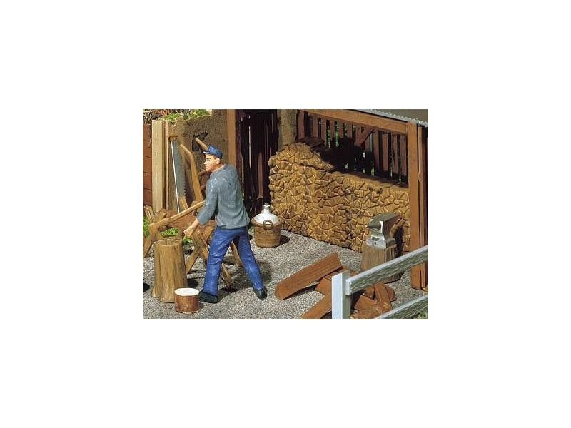 POLA 333213 Pile en bois avec outils