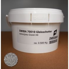 SWIP 70010 Gleisschotter weiss/grau Granit H0
