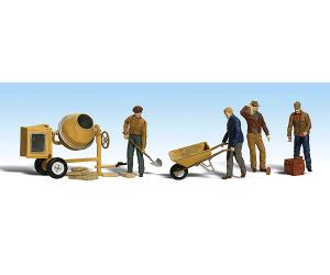 WOODLAND 1901 Maurer auf der Baustelle - H0 - Detailansicht 2