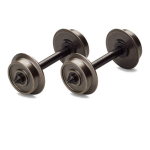 LILIPUT 939308 2x DC Achse 10.7mm isoliert, dunkel