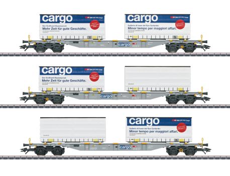 TRIX 47463 Containertragwagen-Set Cargo Olten