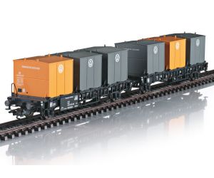 MÄRKLIN 46663 Behälter-Transportwagen Laabs - Ansicht 1