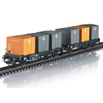 MÄRKLIN 46663 Behälter-Transportwagen Laabs - Ansicht 1