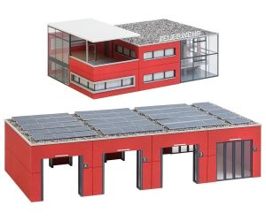 FALLER 130160 Moderne Feuerwache- Feuerwehr H0