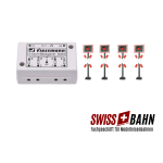 VIESSMANN 5835 Andreaskreuze, 4 Stück mit Blinkelektronik