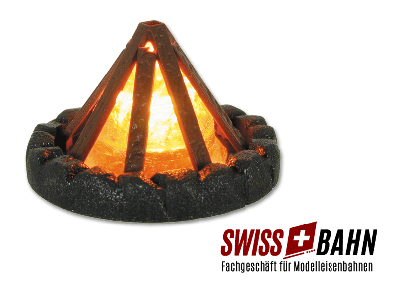 VIESSMANN 5022 Lagerfeuer, Pfadilager - H0 VIESSMANN 5022 Lagerfeuer, Pfadilager - H0