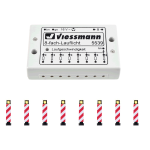 VIESSMANN 5040 Warnbaken, 8 Stück mit Lauflichtelektronik