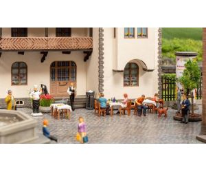 NOCH 16246 Figuren-Themenwelt Restaurant, H0 - Ansicht 1