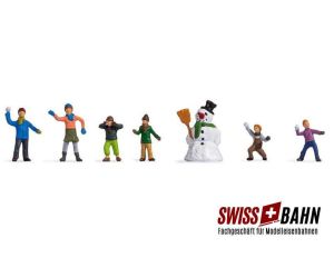 NOCH 15821 Kinder spielen im Schnee, H0 - Ansicht 1