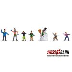 NOCH 15821 Kinder spielen im Schnee, H0 - Ansicht 1