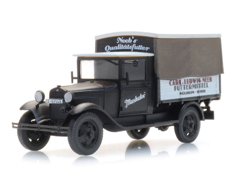 ARTITEC 387.501 Ford Model AA Pritschenwagen Muskator - FM H0 ARTITEC 387.501 Ford Model AA Pritschenwagen Muskator - FM H0