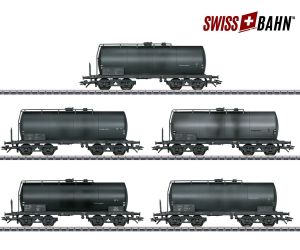 Märklin 46558 Einheitskesselwagen-Set, gealtert