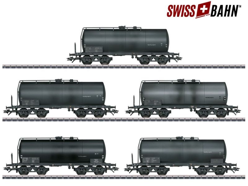 Märklin 46558 Einheitskesselwagen-Set, gealtert