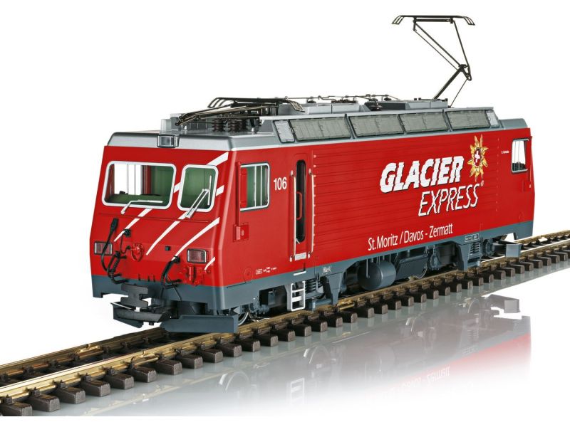 LGB 23101 Descrizione del modello: MGB HGe 4/4 II 'Glacier Express' Spur G