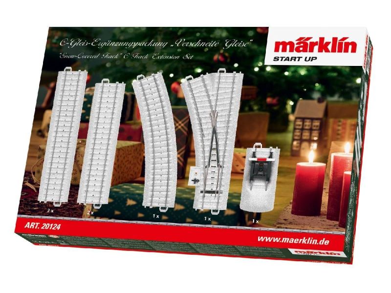 MÄRKLIN 20124 Pacchetto di espansione Binari innevati