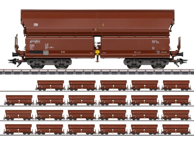 MÄRKLIN 00730 Set- Schwenkdachwagen Bauart Tals 968