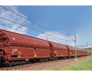 MÄRKLIN 00730 Set- Schwenkdachwagen Bauart Tals 968