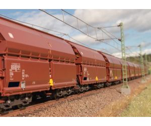MÄRKLIN 00730 Set- Schwenkdachwagen Bauart Tals 968