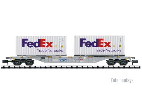 MINITRIX 15492.1 SBB Containertragwagen Feedex