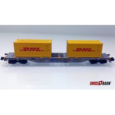 Minitrix 18405.2 SBB Containertragwagen DHL - Sgnss (N)