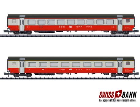 MINITRIX 18721 Schnellzugwagen-Set 'Swiss Express' (2)