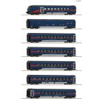 ROCO 5510004 ÖBB Nightjet inkl. Steuerwagen DCC