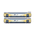 ROCO 6200106 Doppelstockwagen, metronom-Set LED