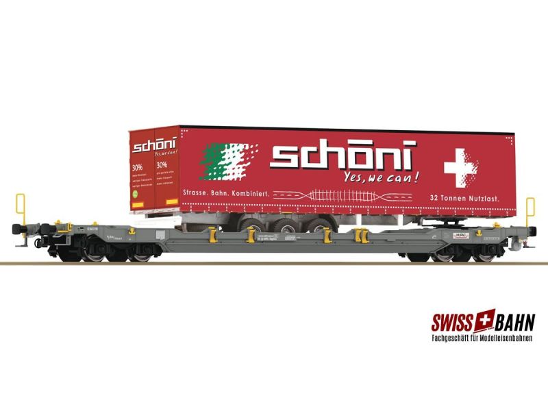 ROCO SBB 6600065 Taschenwagen 'Schöni' T5, Hupac