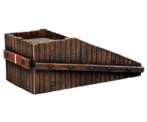 ARTITEC 387.34 Alter Prellbock aus Holz, H0 - Ansicht 1