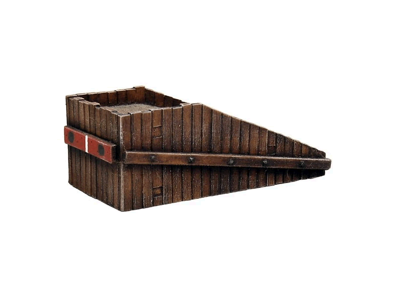 ARTITEC 387.34 Alter Prellbock aus Holz, H0