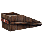 ARTITEC 387.34 Alter Prellbock aus Holz, H0 - Ansicht 1