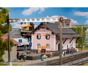 FALLER 110134 RHB Bahnhof Lavin - Zernez (GR) H0 - Detailansicht 5