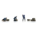 ARTITEC 5870022 Bauern bei der Feldarbeit, H0