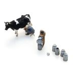 ARTITEC 5870023 Miclhbauern mit Kuh, H0